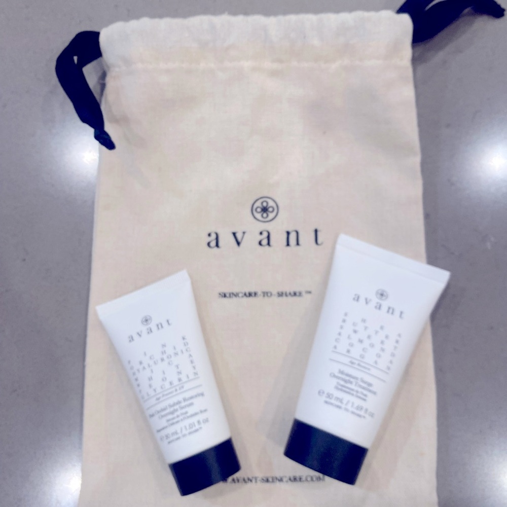 New Avant Overnight Serum and Moisture Surge Set